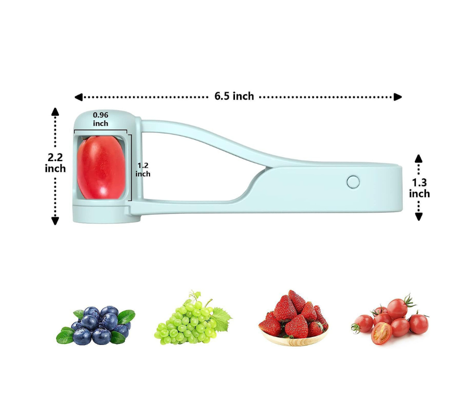 TinySlicer™ - your go-to gadget for hassle-free grape slicing!